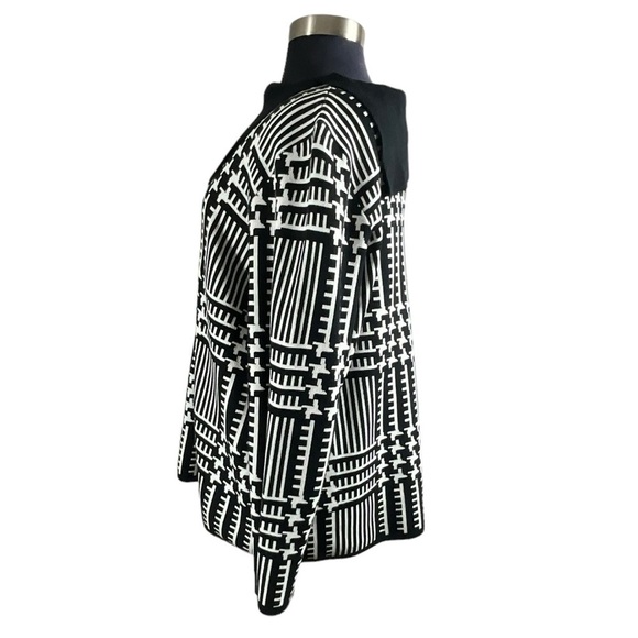 Investment Plus Size Long Sleeve Color Block Cowl Neck Sweater NWOT - Picture 3 of 11